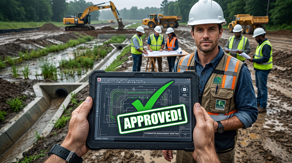 Stormwater Management Drafting for First-Round Approval