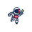 Thumbnail: Kiss-Cut Vinyl RCE Astronaut Decal 
