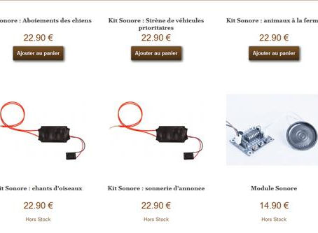 Bois Modélisme et la sono.