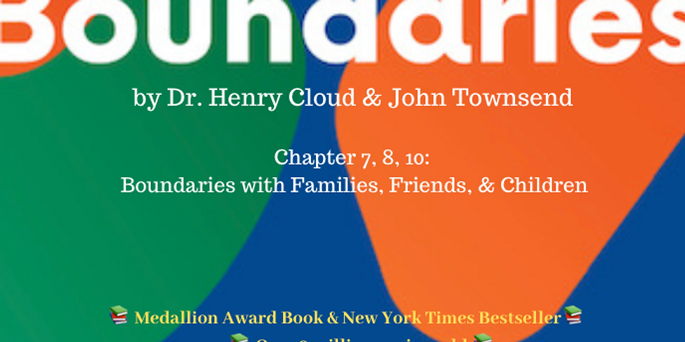 Book Club-"Boundaries" the New York Times Bestseller & Gold Medallion Award Book