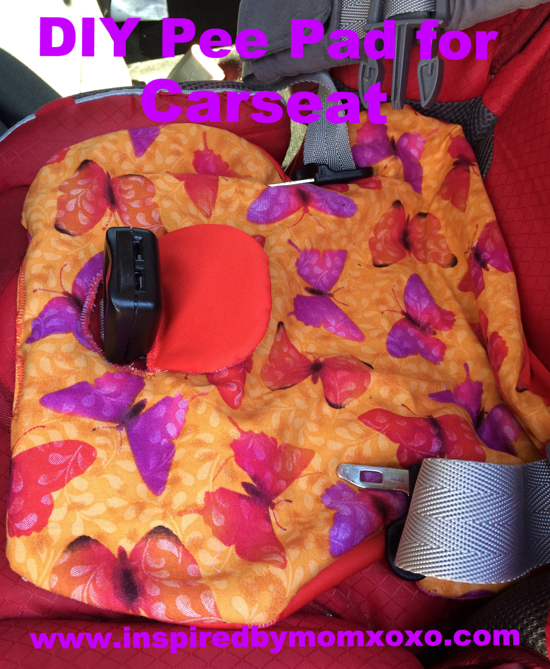 DIY Piddle Pad for Car Seat