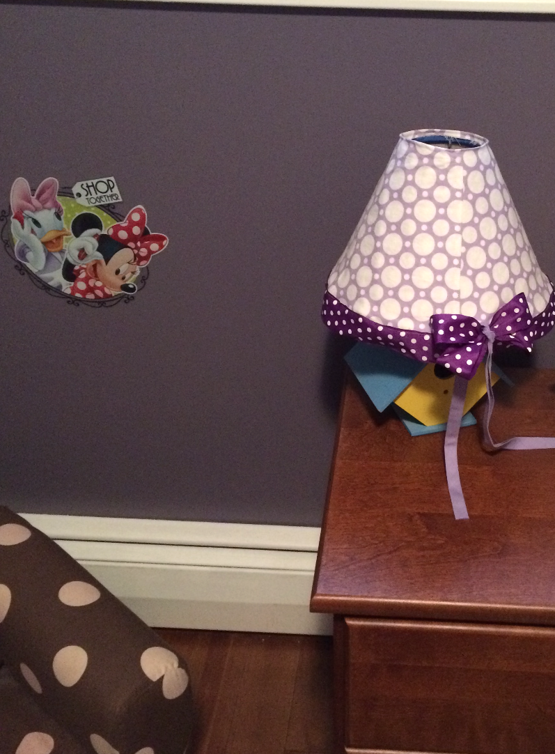 Polkadot lampshade cover Inspired by mom xoxo