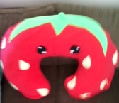 Nursing pillow cover strawberry