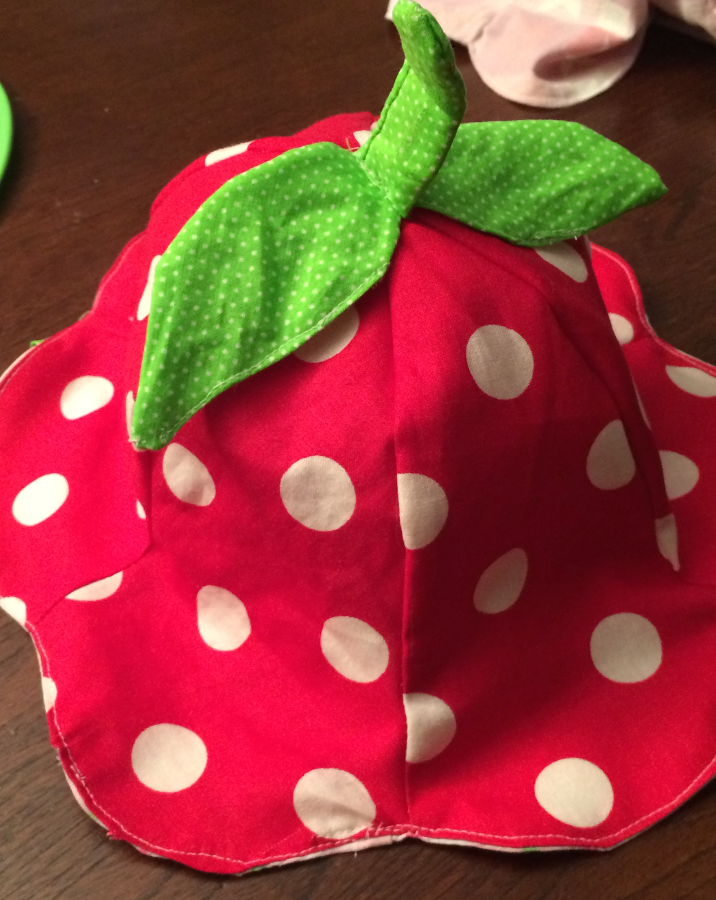 Strawberry tulip hat