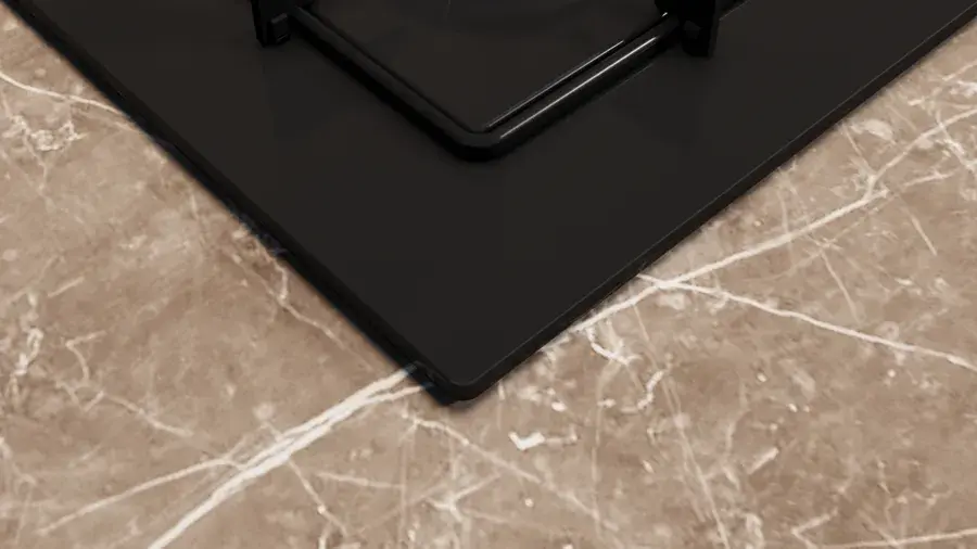 Küçük resim: Siemens EO6C6PP30L iQ300 Gazlı Ocak 60 cm Sert cam, Siyah