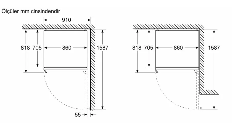 Küçük resim: Siemens KG86PFWC0N iQ700 Alttan Donduruculu Buzdolabı 186 x 86 cm Beyaz