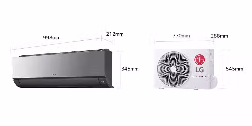 Küçük resim: LG AC18BH / UV ARTCOOL Inverter Wi-Fi Akıllı Hijyen Klima 18000 Btu Enerji A++
