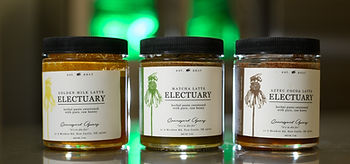 Three jars of electuaries
