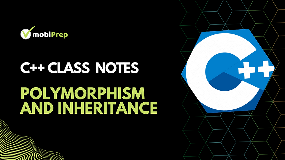 Polymorphism and Inheritence | C plus plus Notes | Btech