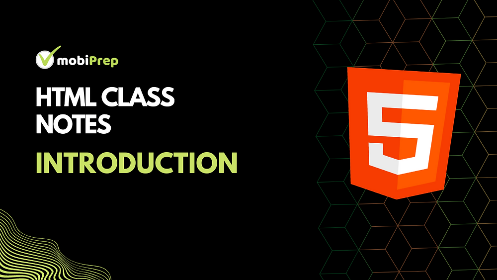 HTML Introduction | HTML Notes | B.Tech