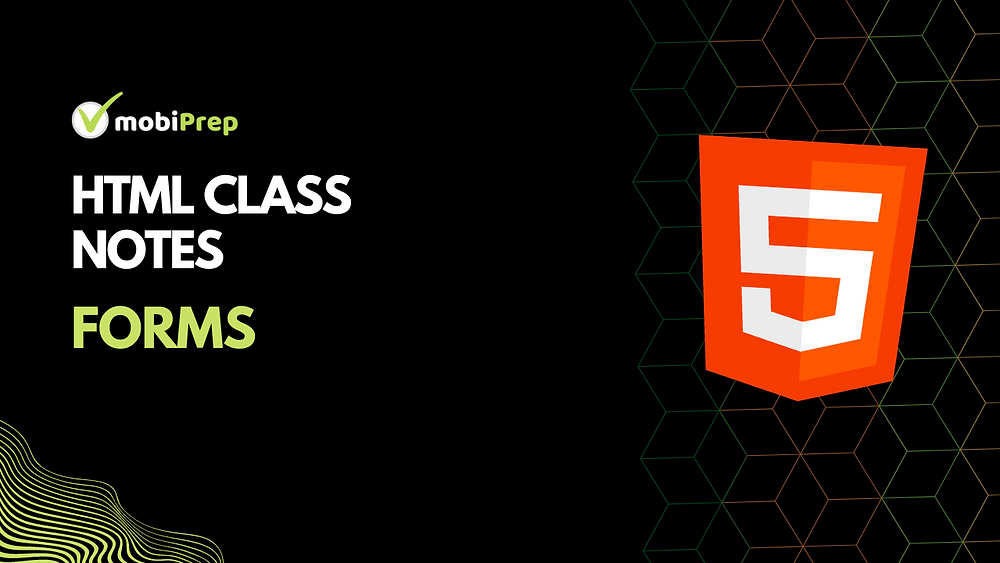 Forms | HTML Notes | B.Tech