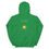 Thumbnail: photo of a green hoodie (back) with the image of the Earth orbiting the Sun and the words XX Billion Miles Traveled on the chest above the image