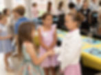 Pre Cotillion Students Learning Proper Hand Shake