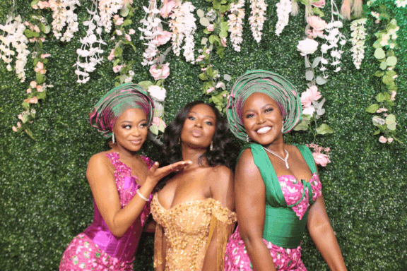 Balloon Garland Column Decoration Event Rentals near me in Tampa Bay Florida Just Us Productions Entertainment