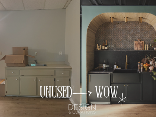 From Unused to Bold: How We Turned an Unused Basement Kitchenette into a Showstopping Design Moment