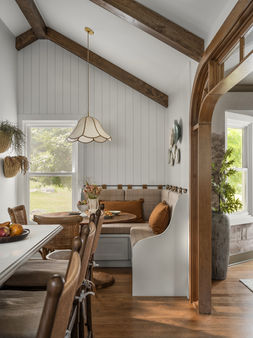 Kitchen Banquette Seating, Breakfast Room, Atlanta Interior Designer, Luxury Full Service Interior Design