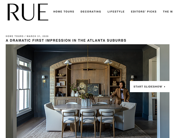 Award-winning Atlanta interior design studio specializing in luxury renovations, full-home furnishing, Organic Modern