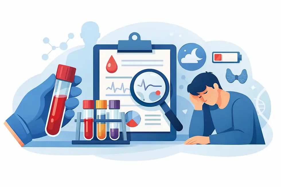 Blood Tests for Low Energy Causes