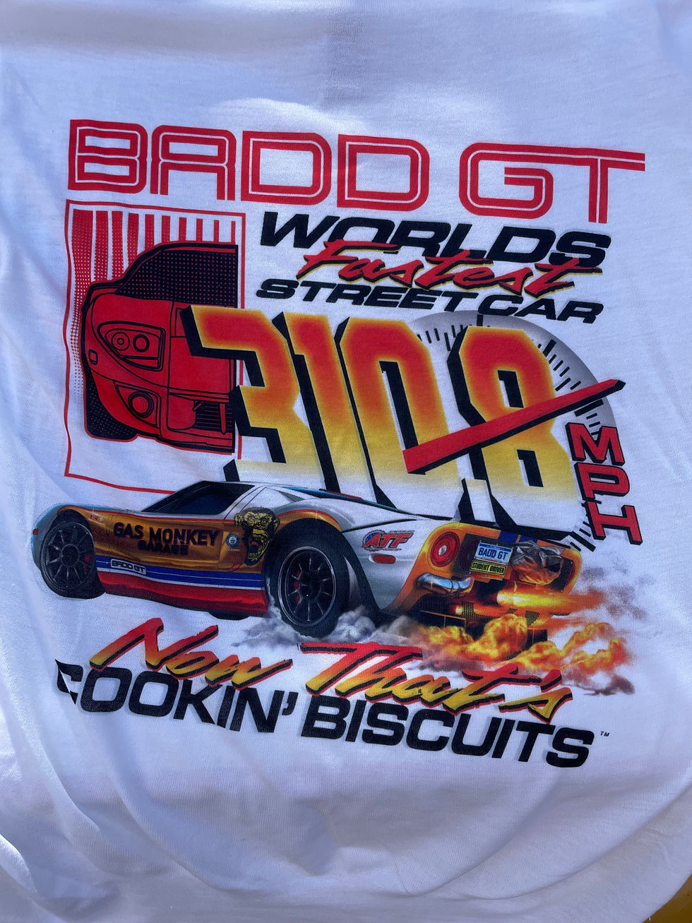 Thumbnail: BADD GT Cookin' Biscuits T-Shirt - White