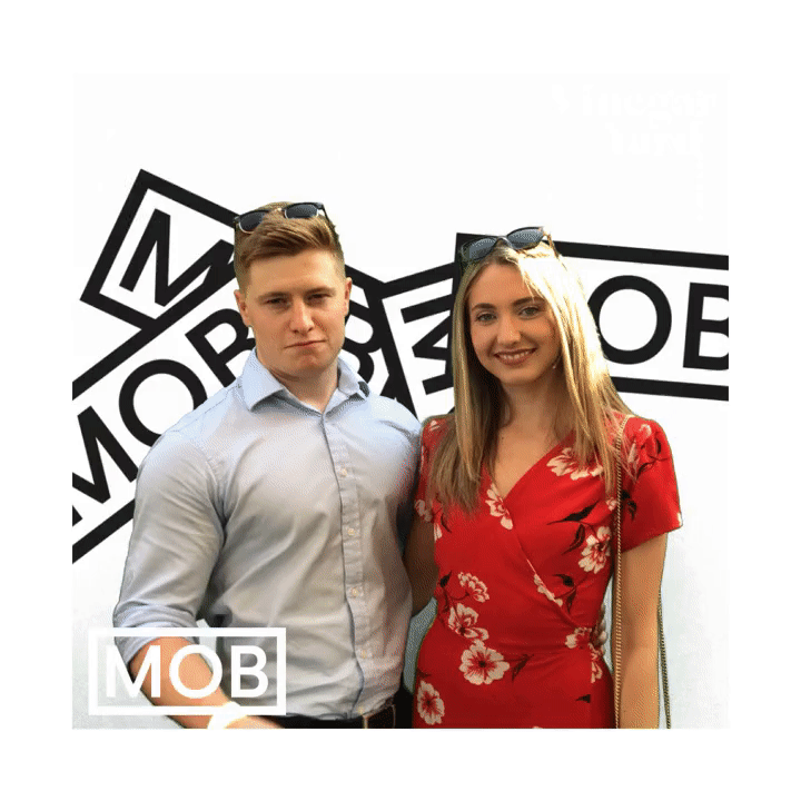 Green screen GIF Booth example, MOB Kitchen