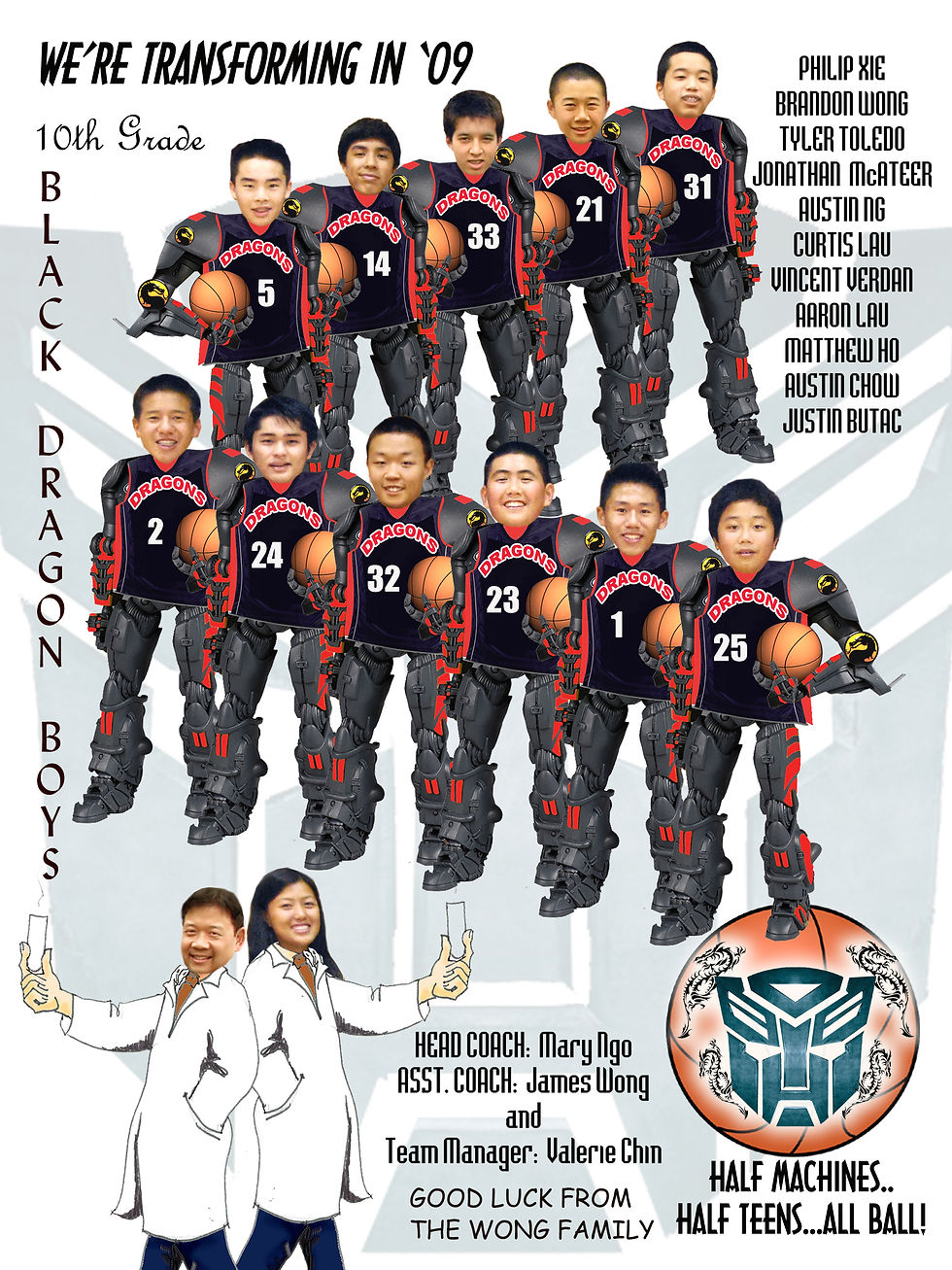 TEAM TRANSFORMERS 2009