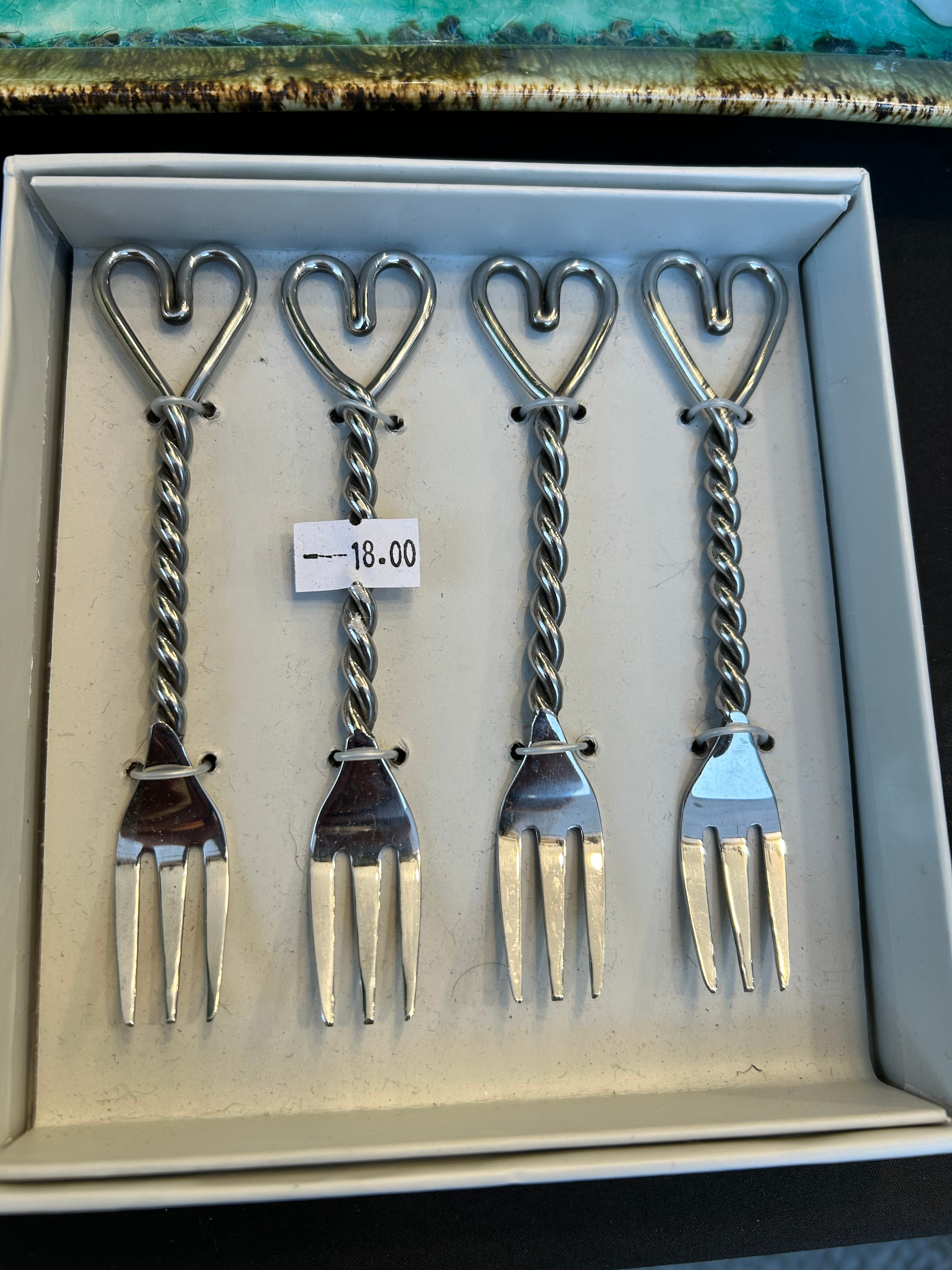 Heart Cake Forks
