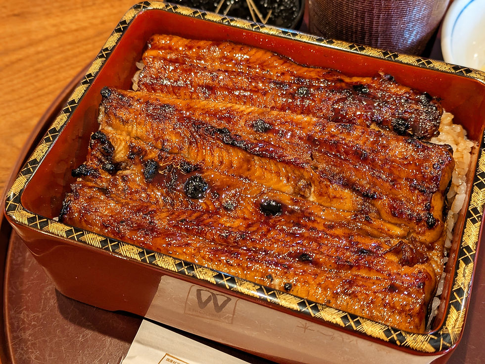 カリッふわっトロッな大串鰻重〜魚栄〜