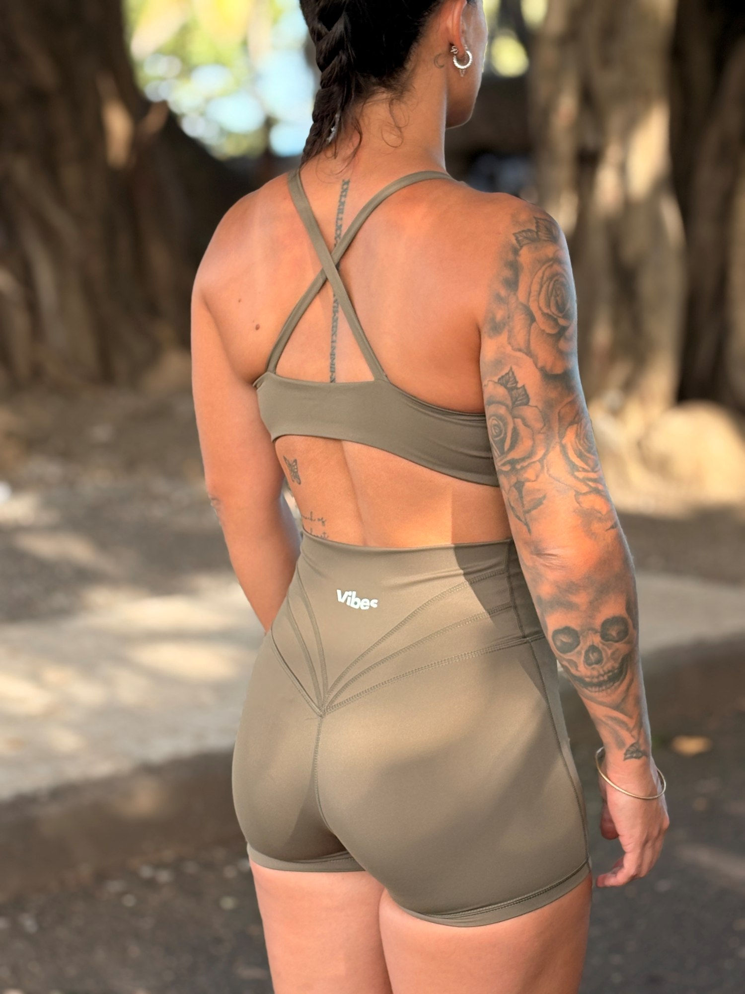 Short PALM KAKI