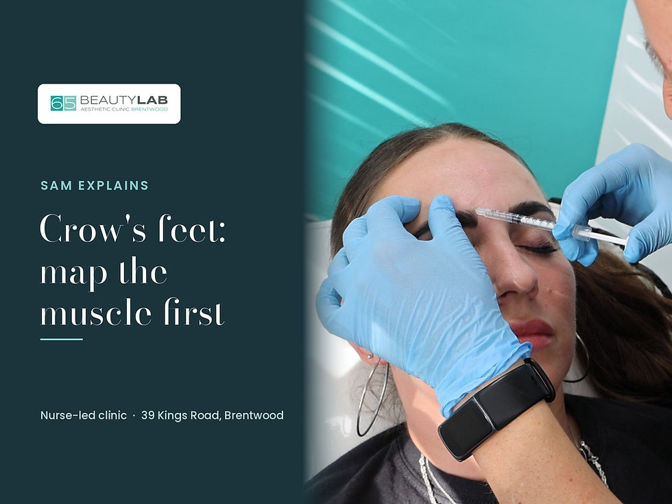 Crow's Feet: Sam, Our Osteopath, on Mapping the Muscle First in Brentwood