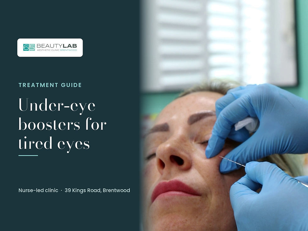 Always Told You Look Tired? Miss B Explains Under-Eye Boosters in Brentwood