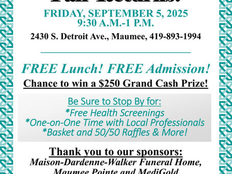 9/5/25 Health & Wellness Fair