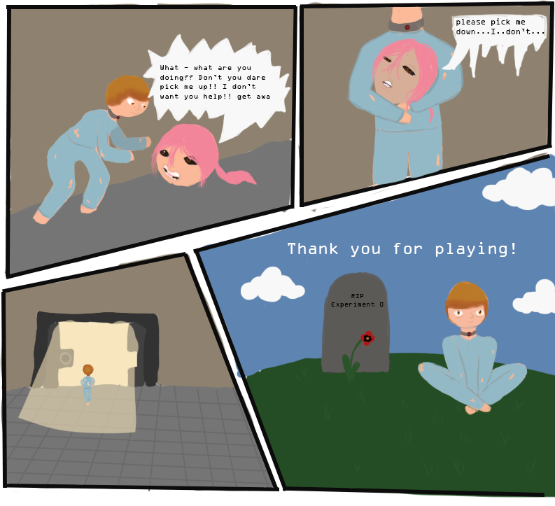 colored ending comic