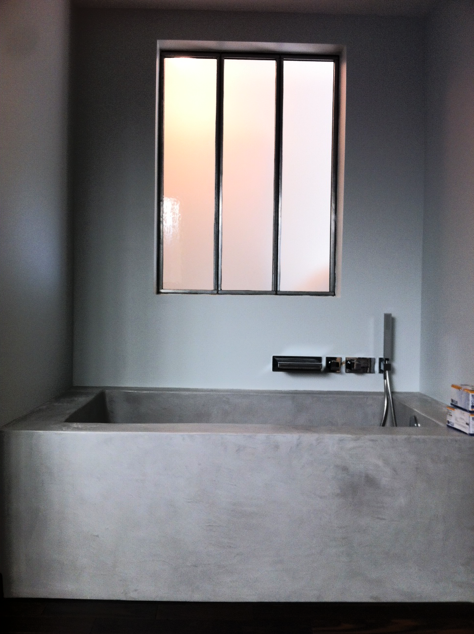 Une salle de bain modernisée