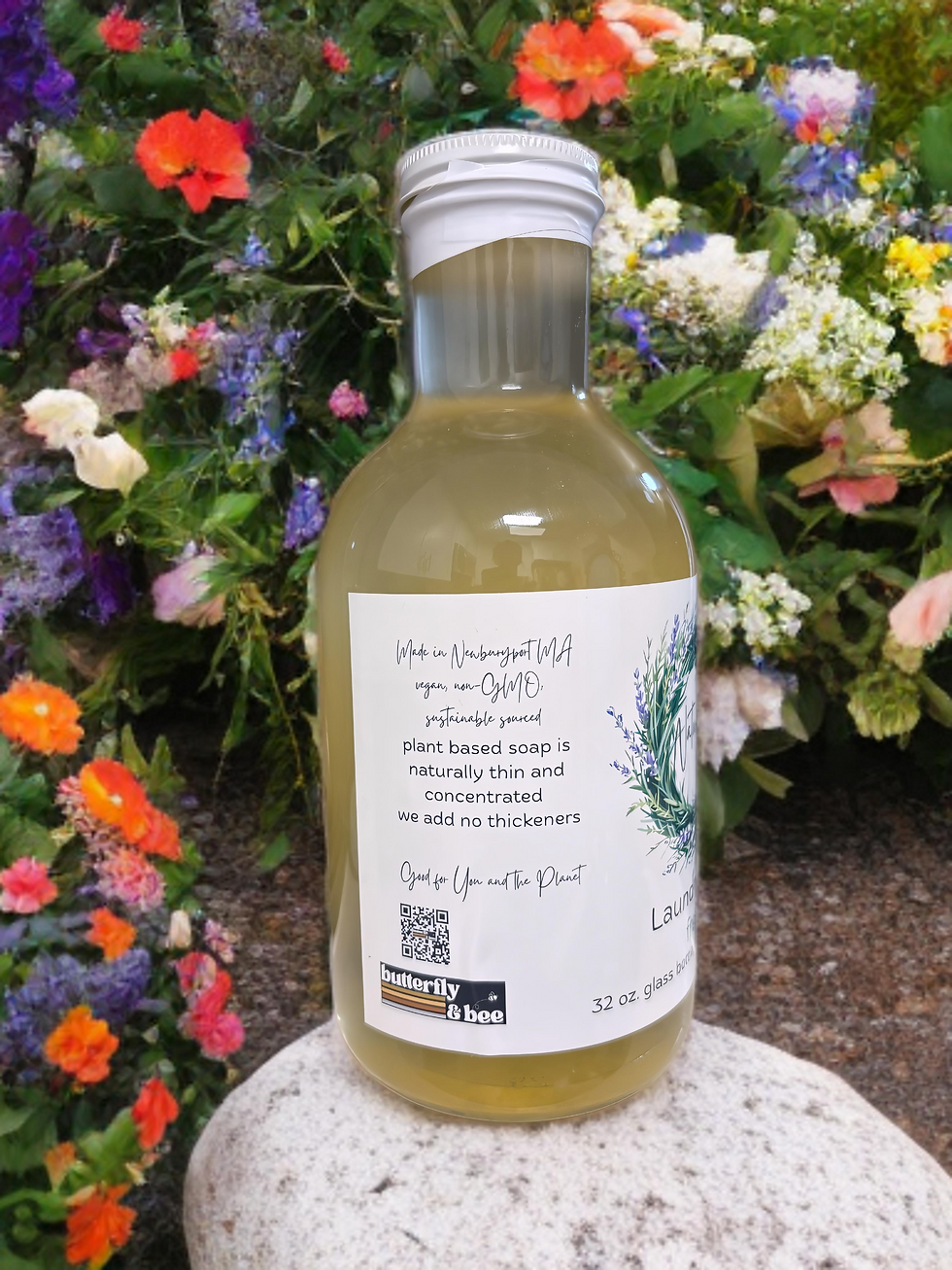 Thumbnail: Butterfly & Bee Fresh Scent Natural Laundry Soap