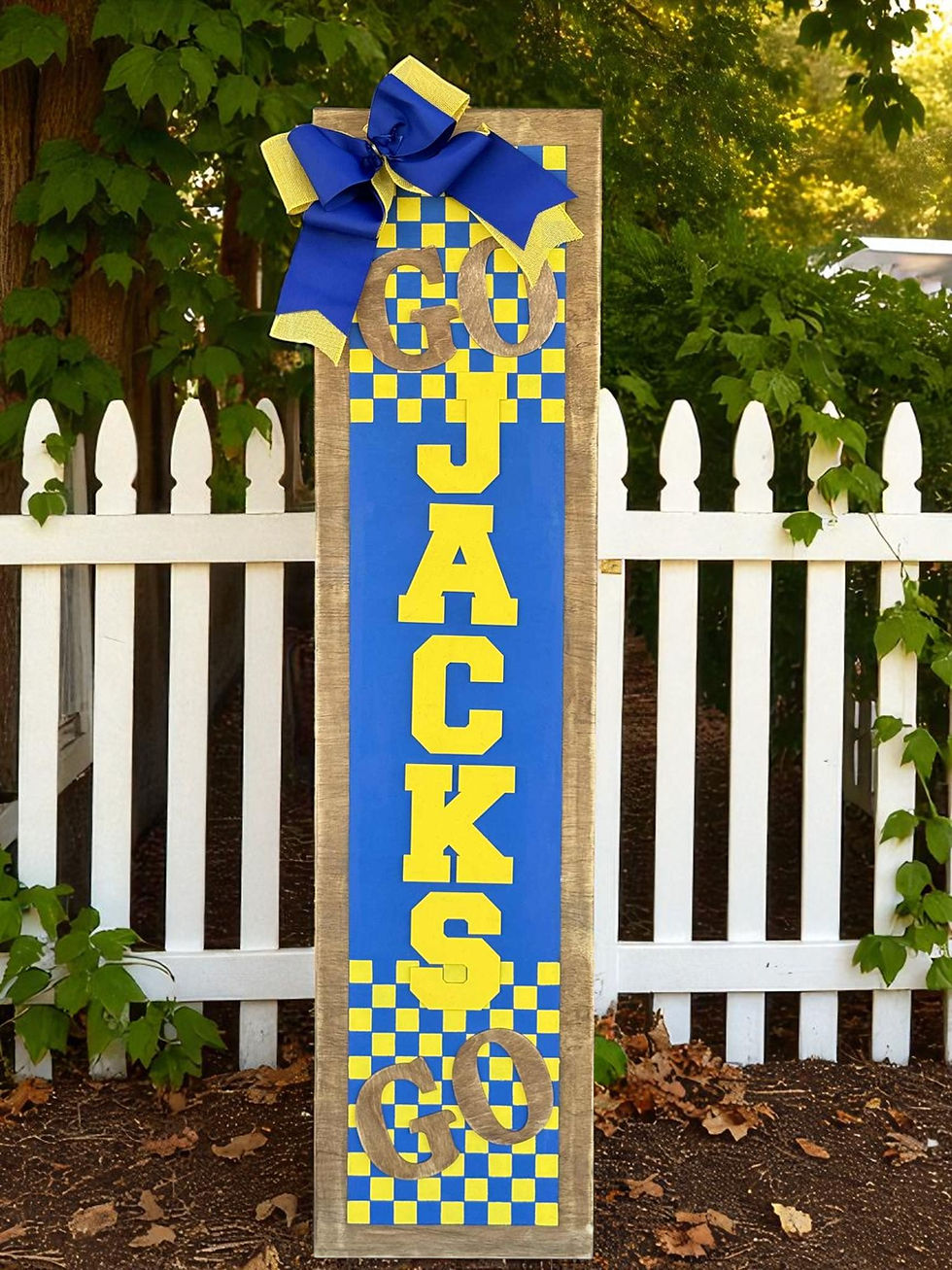 Thumbnail: "Go JACKS Go" Porch Leaner