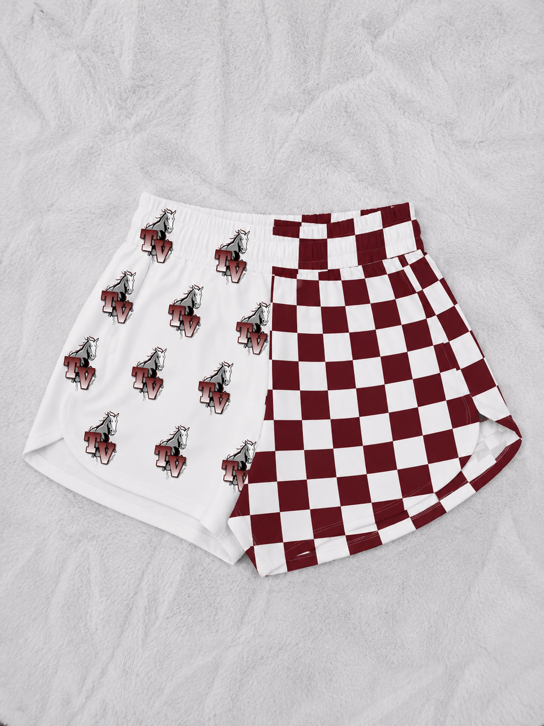 Split Team Spirit Running Shorts - Youth & Adult Sizes