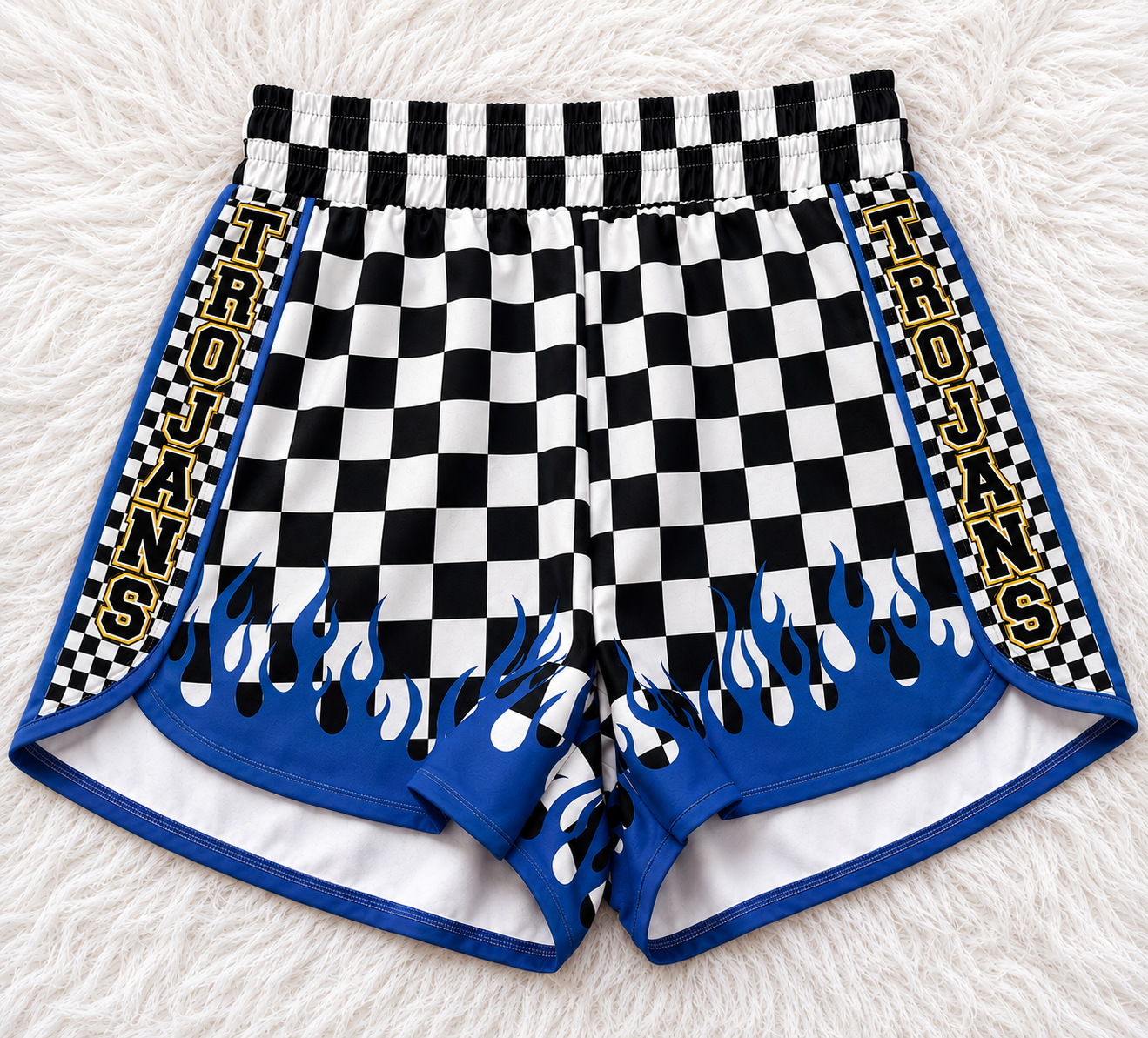 On Fire Team Spirit Running Shorts - Youth & Adult Sizes