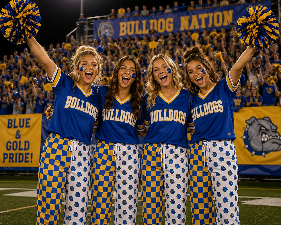 Thumbnail: Custom Team Spirit Split Lounge Pants - Youth & Adult Sizes