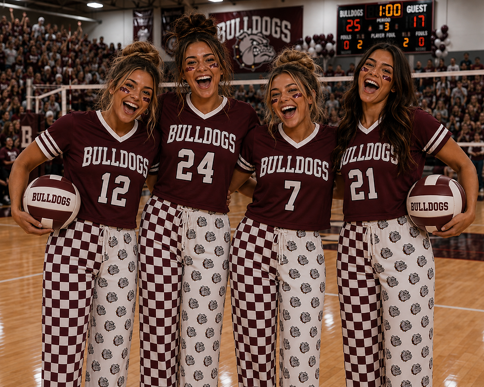 Thumbnail: Custom Team Spirit Split Lounge Pants - Youth & Adult Sizes
