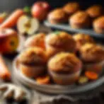 Freshly Baked Carrot Apple & Ginger Muffins