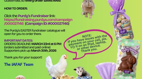 Our Easter Purdy's Fundraiser