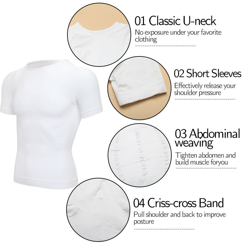 Thumbnail: Men's Compression Shaping T-Shirt