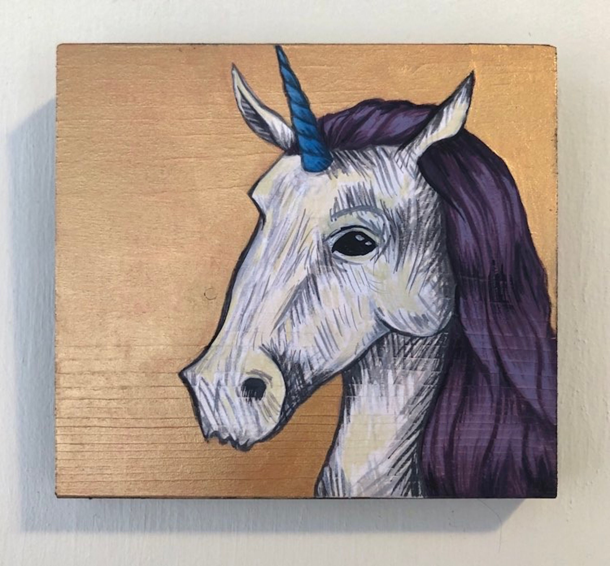 Illuminated Unicorn Painting
