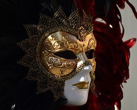 Maschera mascherata bianca