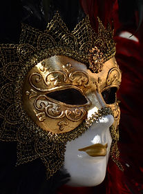 Golden Masquerade Mask