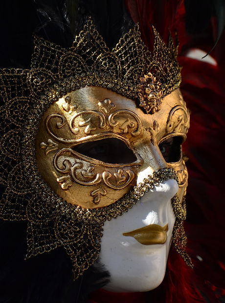 White Masquerade Mask