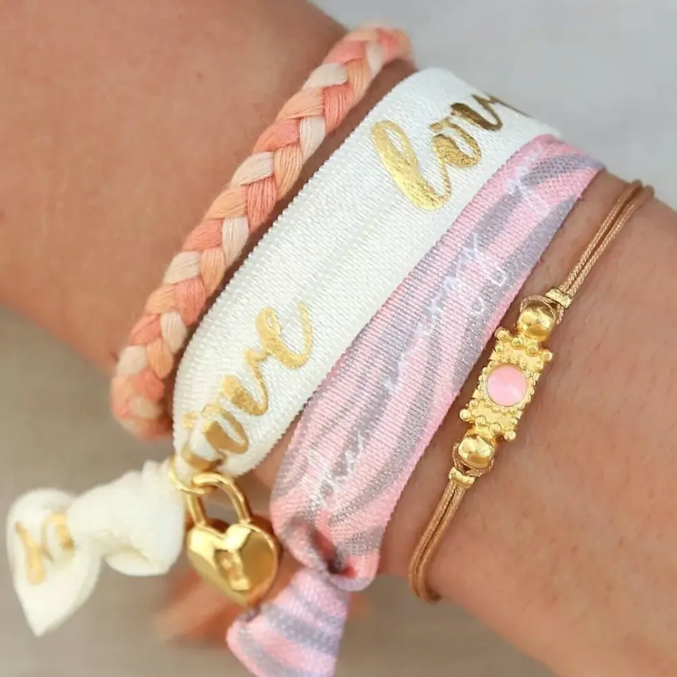 Love Ibiza - Bracelet "Amanjena" pêche