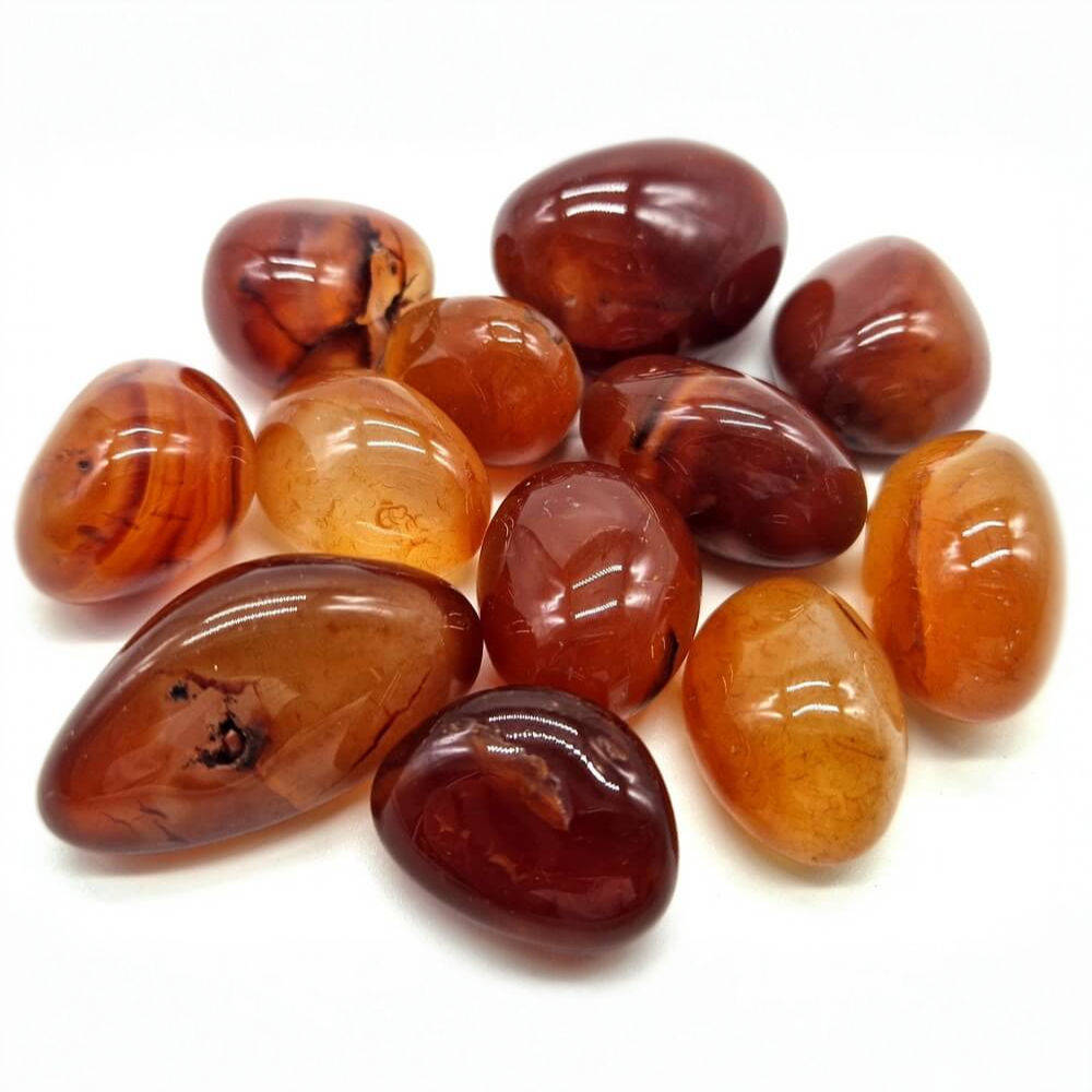 Pierre - Cornaline 'AB' roulées