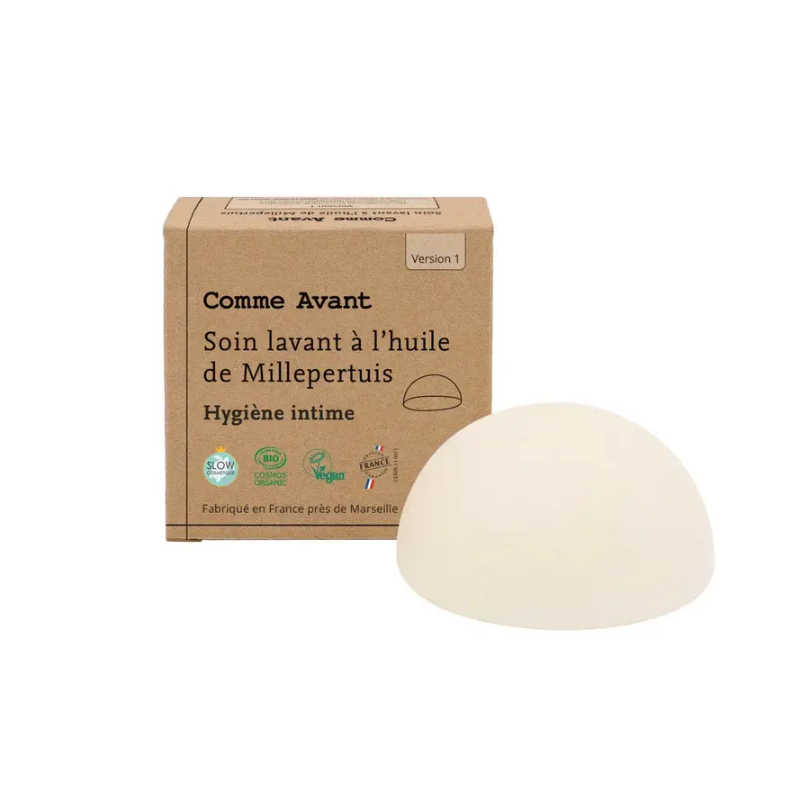 Comme Avant - Soin lavant intime solide à l’huile de Millepertuis