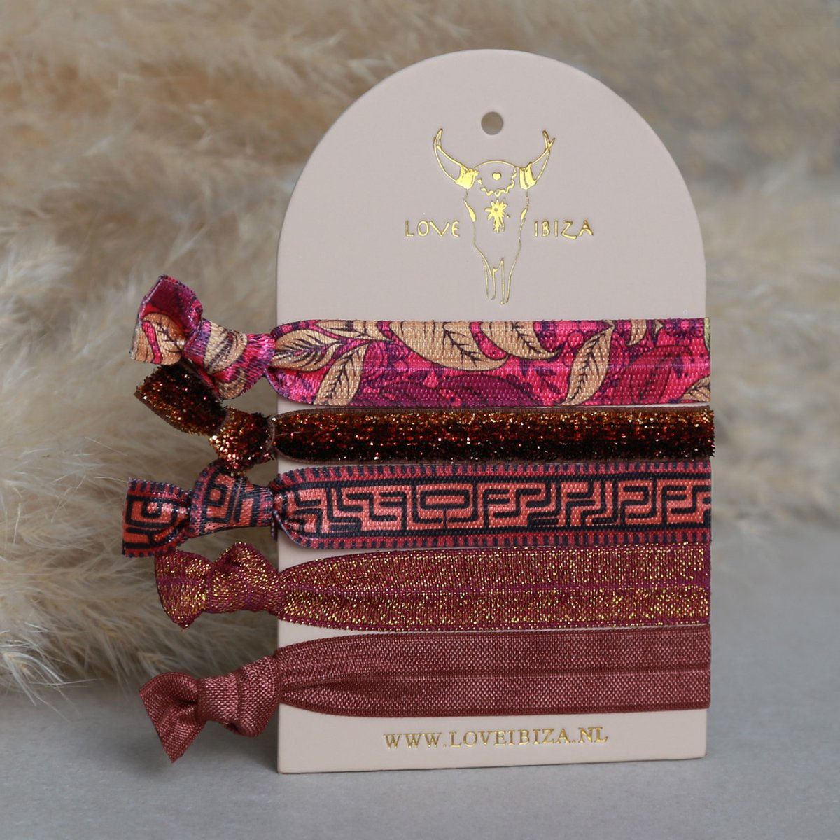 Love Ibiza - Bandes élastiques "Labyrinthe et Paillettes"